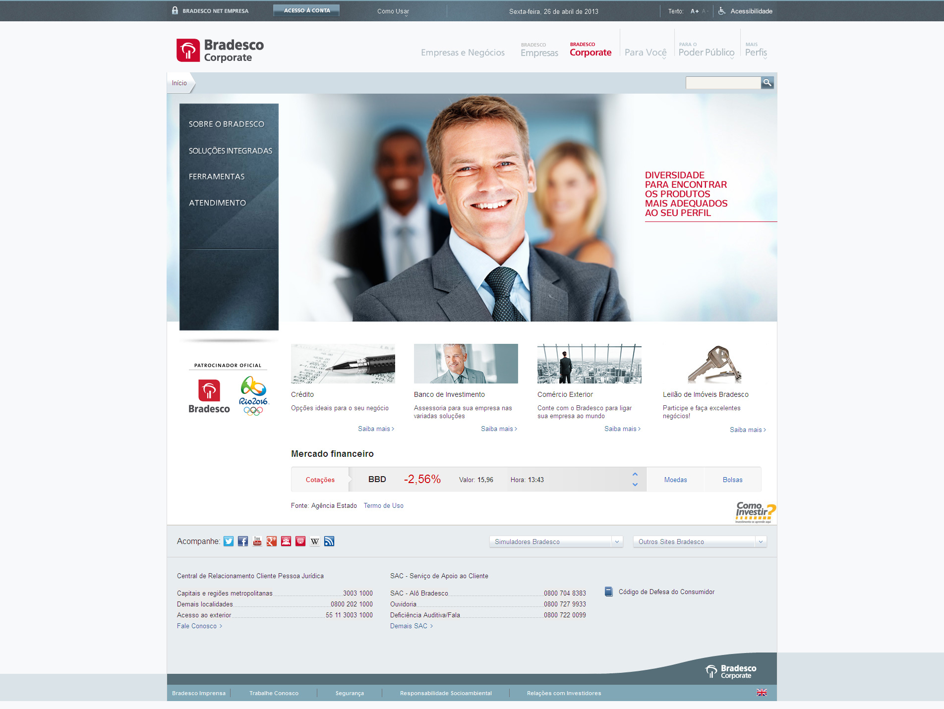 Segment UI: Corporate